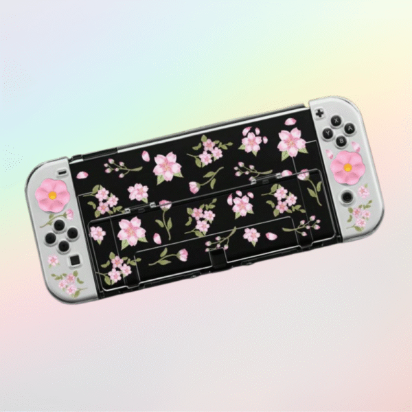 Case OLED Floral + Grips