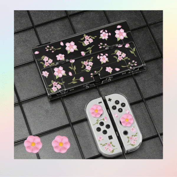 Case OLED Floral + Grips - Imagen 2