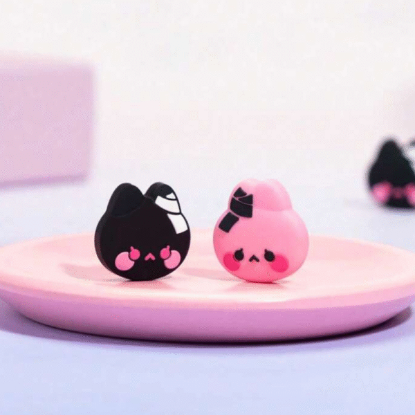 Grips Switch Pink & Black Cat  | Par - Imagen 2